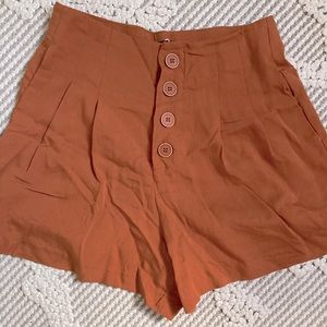 High waisted zara shorts
